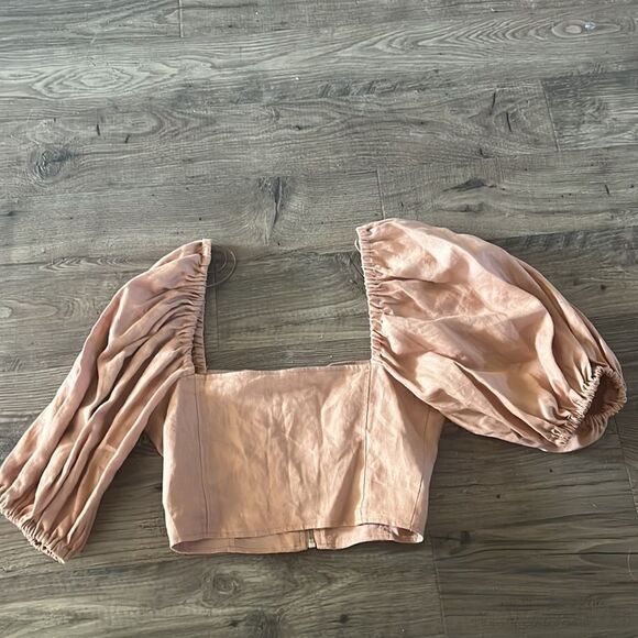 NICHOLAS linen crop top - Picture 4 of 4